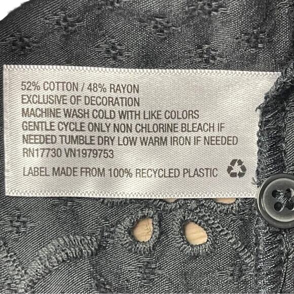 Universal Thread gray peasant dress bohemian pockets lightweight size M - Picture 5 of 6